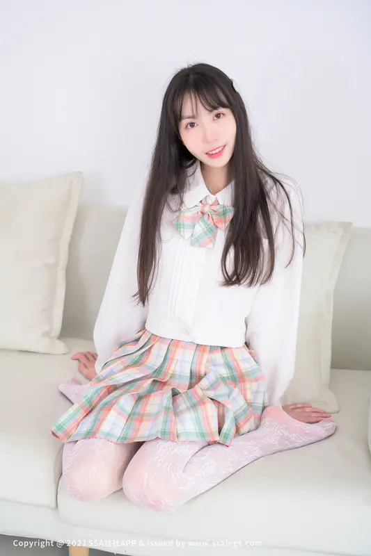 [SSA丝社]超清写真 NO.676 腿模团团的白色网袜（上） - SSA丝社